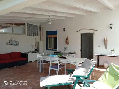 Area soggiorno di Villa Amenta