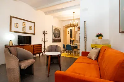 TV o dispositivi per l'intrattenimento presso Ortigia Courtyard Apartment by Ortigia Apartments