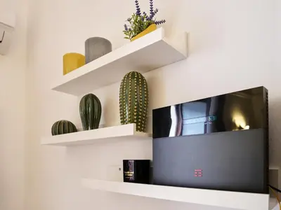 TV o dispositivi per l'intrattenimento presso Anticorione apartment