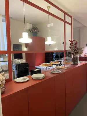 Cucina o angolo cottura di B&B Cinquequinte