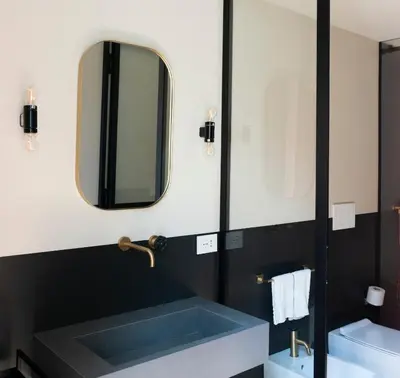 Letto o letti in una camera di B&B Cinquequinte