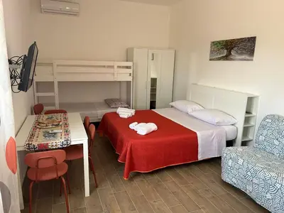 Letto o letti in una camera di Casa dell'Ambra