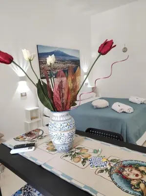 Letto o letti in una camera di MadeinSicily 2