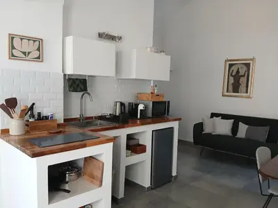 Cucina o angolo cottura di Casa Arancio