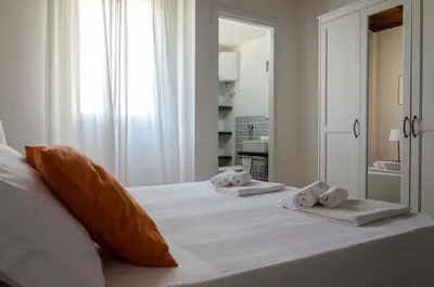 Letto o letti in una camera di Villa la Tonnara CaseSicule, Private Villa far 50 m from the Sand Beach