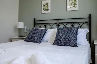 Letto o letti in una camera di Villa la Tonnara CaseSicule, Private Villa far 50 m from the Sand Beach