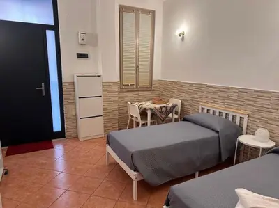 Letto o letti in una camera di Il rifugio Comoda e accogliente Casetta