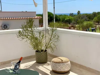 Balcone o terrazza di Villa Aroi