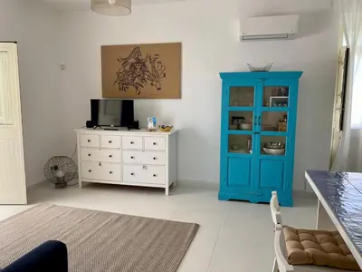 Letto o letti in una camera di Villa Aroi