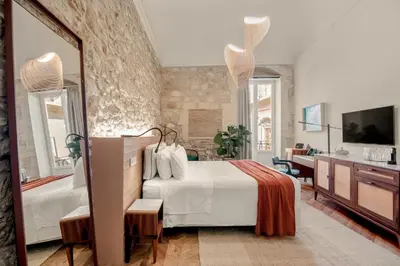 Letto o letti in una camera di COOL DREAMS Luxury Rooms