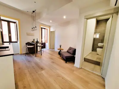 Area soggiorno di Artemis Moon - Ortigia Lovely Apt