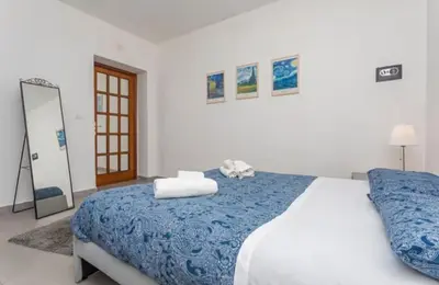 Letto o letti in una camera di La casa di Aga