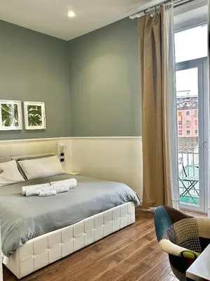 Letto o letti in una camera di Naiadi Rooms