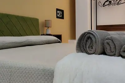 Letto o letti in una camera di Casa Giolù