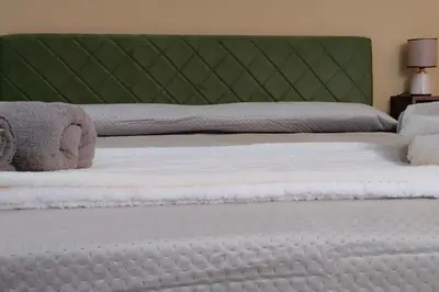 Letto o letti in una camera di Casa Giolù