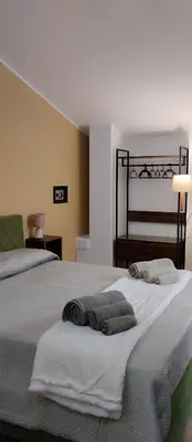 Letto o letti in una camera di Casa Giolù