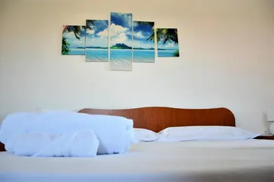 Letto o letti in una camera di Villa Santa Maria del Focallo Maisonette
