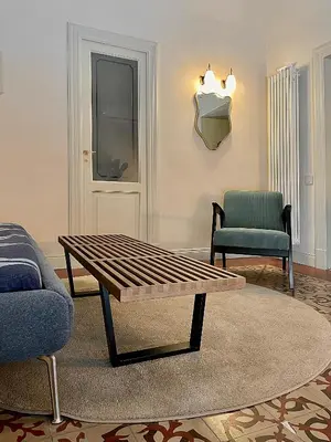 Area soggiorno di Design apartment with amazing view over Catania