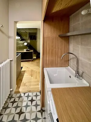 Cucina o angolo cottura di Design apartment with amazing view over Catania