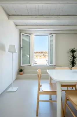 Planimetria di Casa Sabi, intima, luminosa e ampia terrazza