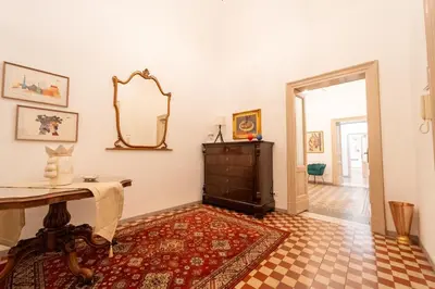 Letto o letti in una camera di La Dimora degli Attori