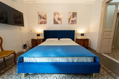 Letto o letti in una camera di La Dimora degli Attori