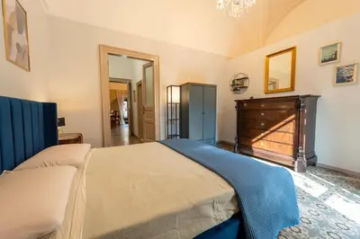Letto o letti in una camera di La Dimora degli Attori