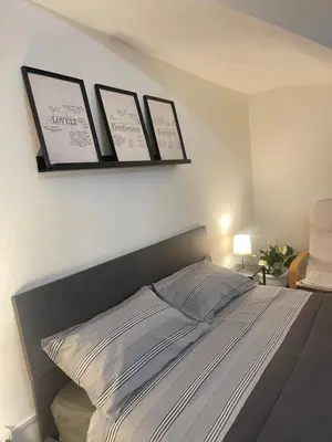 Letto o letti in una camera di Bonhouse