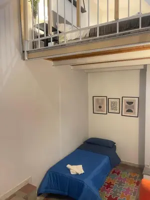 Letto o letti in una camera di Bonhouse