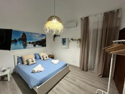 Letto o letti in una camera di Cu va e cu veni
