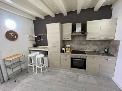 Cucina o angolo cottura di Appartamento fronte mare