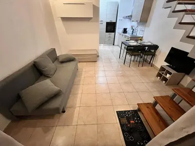 Area soggiorno di Catania Loft Gentile elegante loft nel centro storico di Catania Castello Ursino
