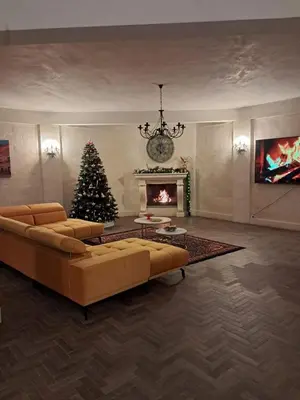Area soggiorno di B&B Villa Brikinnia