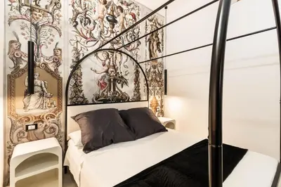 Letto o letti in una camera di Lior Apartment Noto Centro Storico per 4 Persone