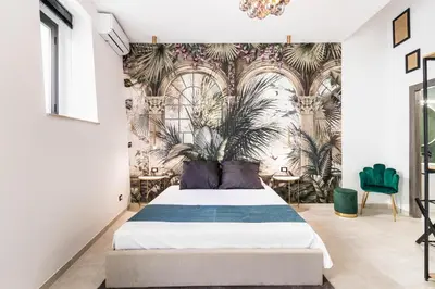 Letto o letti in una camera di Lior Apartment Noto Centro Storico per 4 Persone