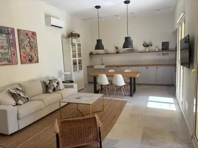 Area soggiorno di Casa Bernini