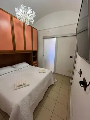 Letto o letti in una camera di Antica Dimora