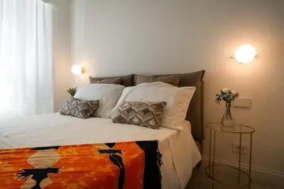 Letto o letti in una camera di La Dimora di Adone