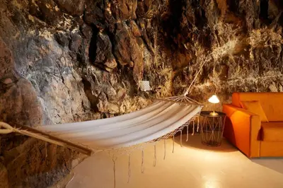 Area soggiorno di La Grotta a Modica bassa