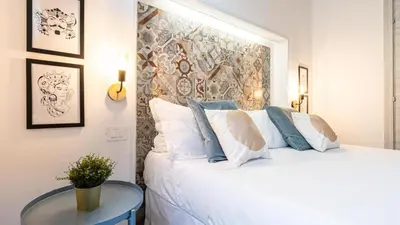 Letto o letti in una camera di Nice & Love