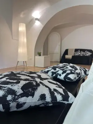 Letto o letti in una camera di VagaLuna Short Stay