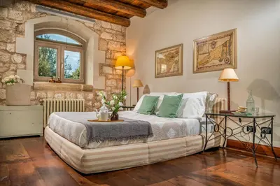 Letto o letti in una camera di VILLA RAMUNNA 6, Emma Villas