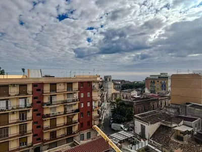 Vista generica su Siracusa o vista sulla città dall'interno dell'appartamento