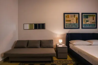 Letto o letti in una camera di Appartamento 3