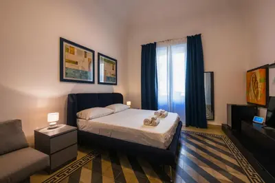 Letto o letti in una camera di Appartamento 3