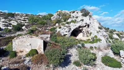 Paesaggio naturale nelle vicinanze della villa