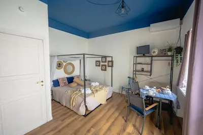 Letto o letti in una camera di La casetta del cortile