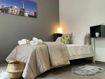 Letto o letti in una camera di Alle porte del Castello 23