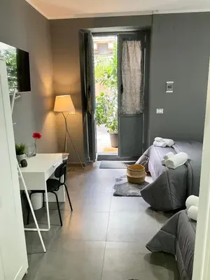 Letto o letti in una camera di Alle porte del Castello 23