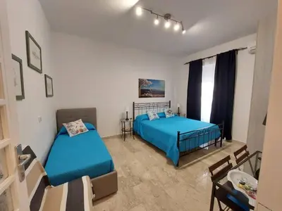 Letto o letti in una camera di Casa Cyane